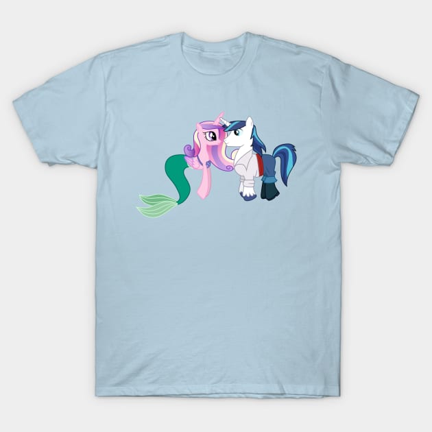 Royal Couple Under the Sea T-Shirt by CloudyGlow